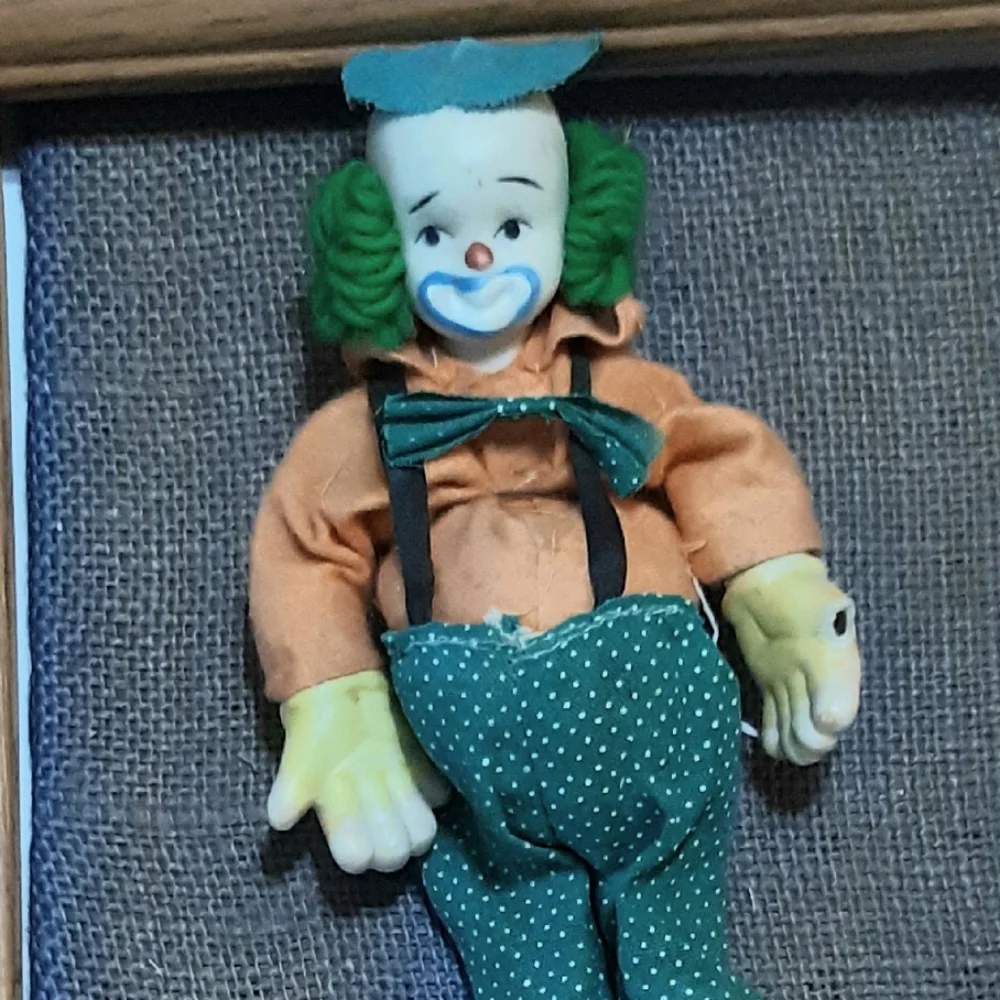 Handmade circus clown